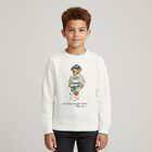 Boys Ivory Polo Bear Sweatshirt, 1, hi-res