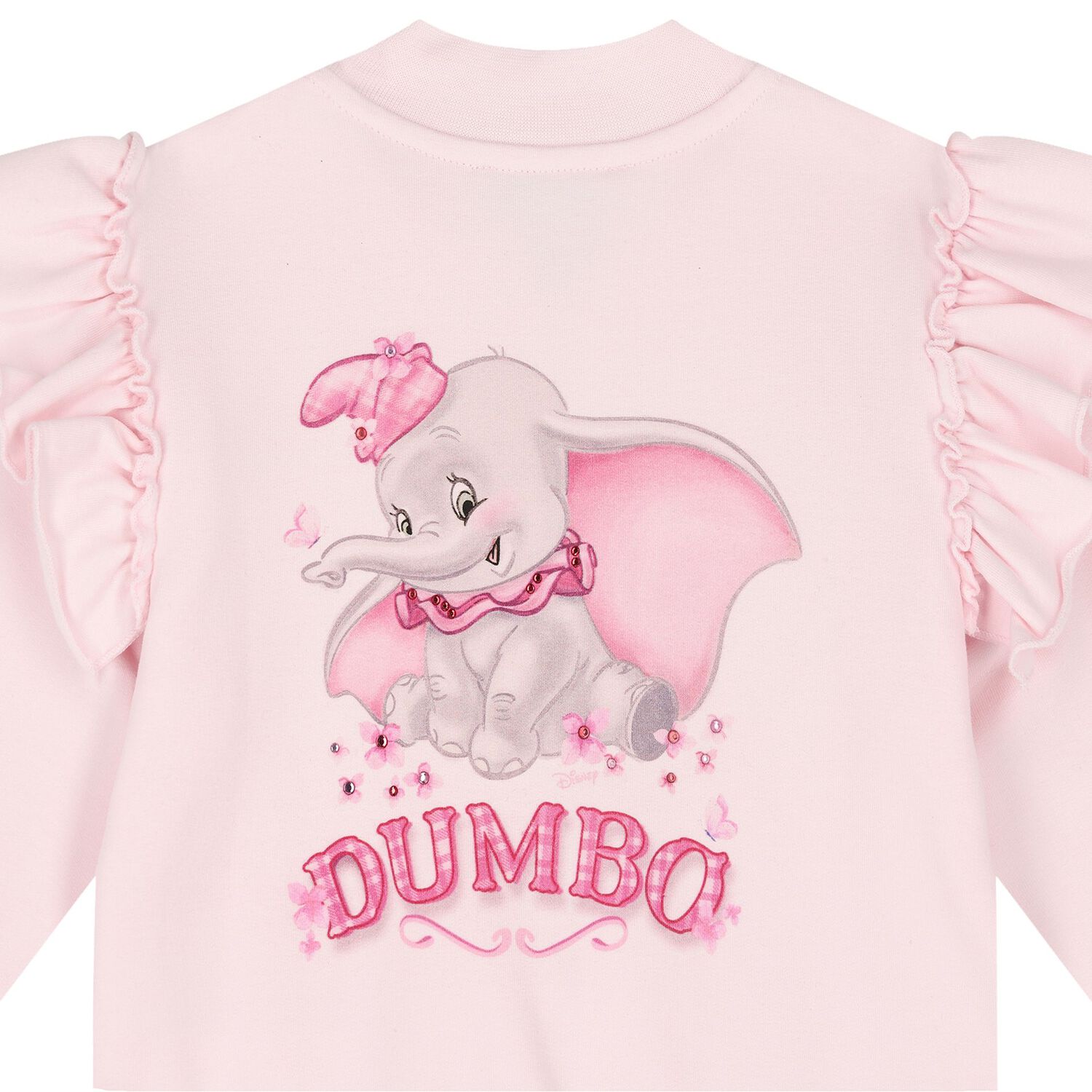 Younger Girls Pink Disney Logo Zip Up Top, 1, hi-res image number null