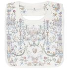 Ivory & Blue Toile de Jouy Baby Bib, 1, hi-res