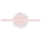 Girls Pink Tulle Flower Headband, 1, hi-res