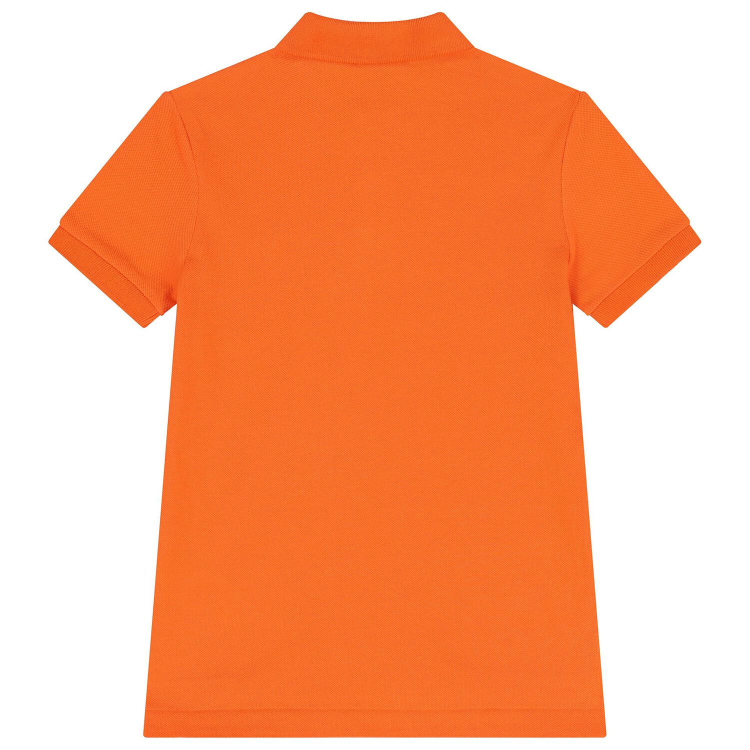 Boys Orange Logo Polo Shirt, 1, hi-res
