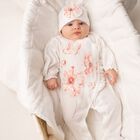 أفرول بنات بطبعة الزهور باللون الأبيض, 1, hi-res
