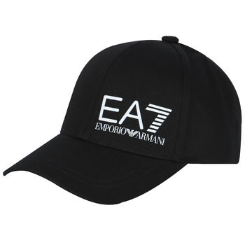 Boys Black Logo Cap