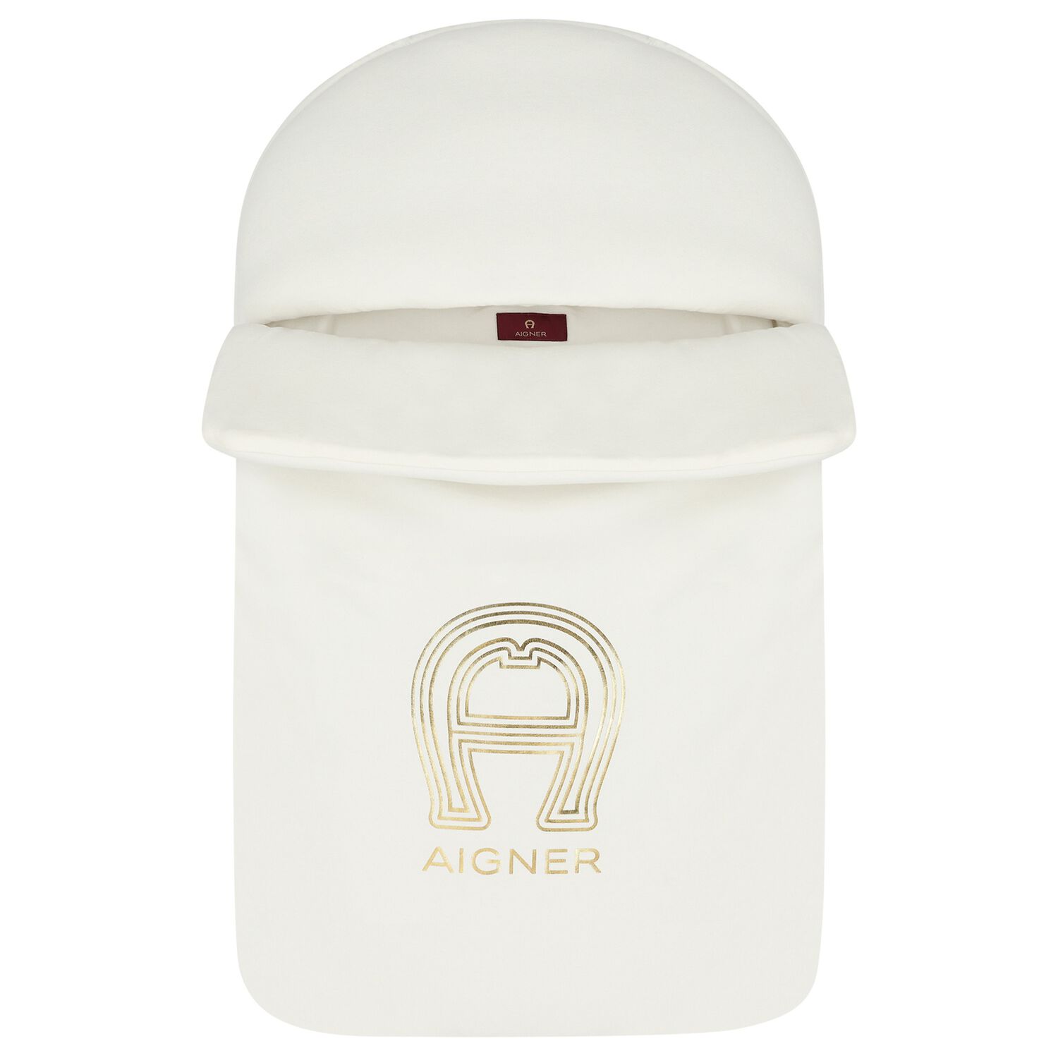 Ivory & Gold Logo Baby Nest, 1, hi-res