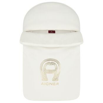 Ivory & Gold Logo Baby Nest