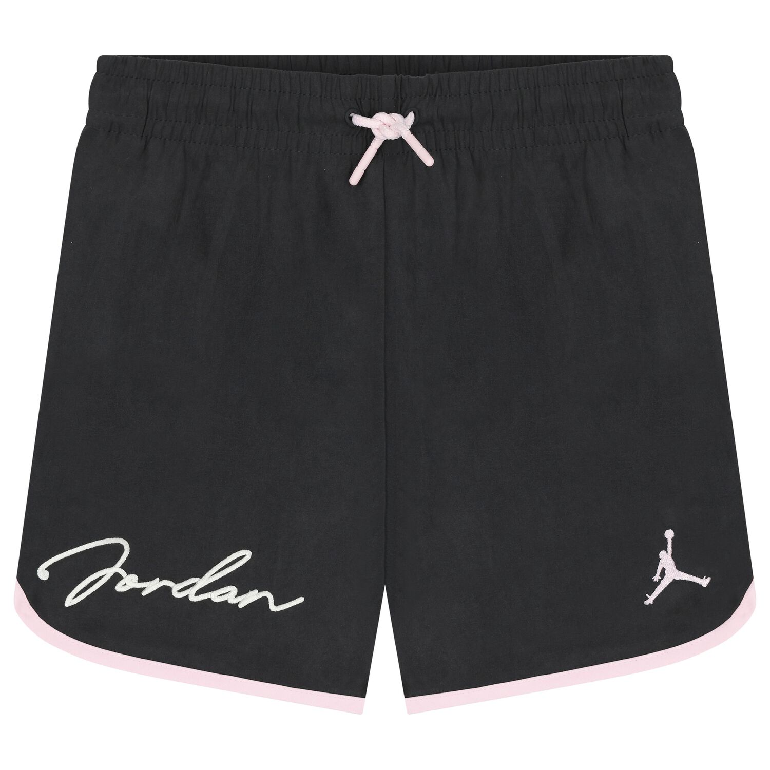 Girls Black Jordan Shorts, 1, hi-res