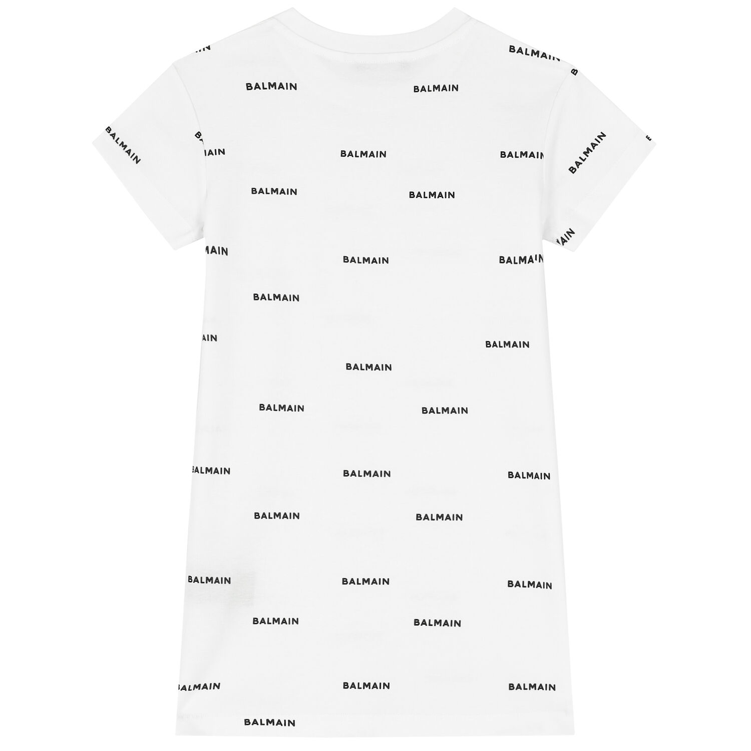 فستان بالشعار باللون الأبيض والاسود, 1, hi-res