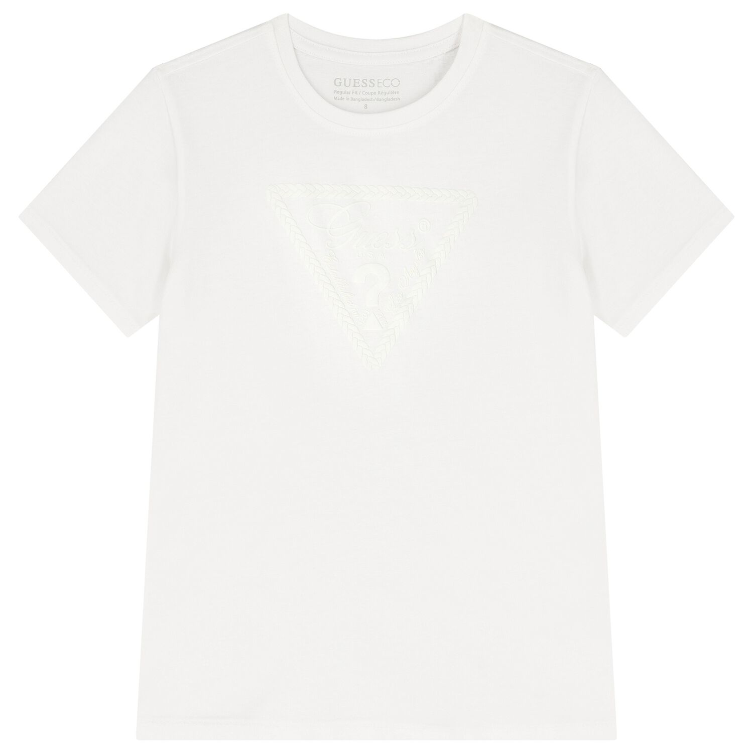 Boys White Logo T-Shirt , 1, hi-res