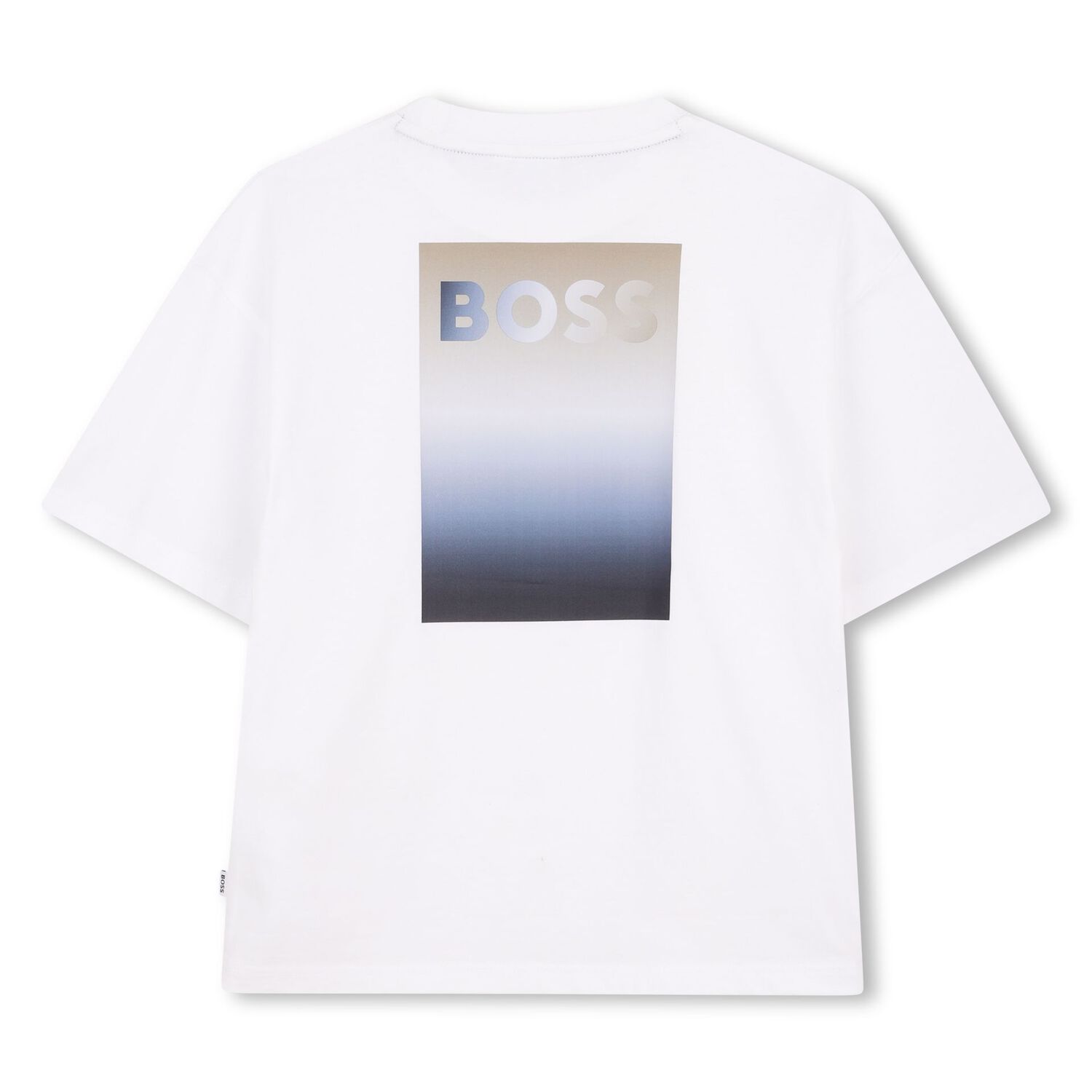 Boys White Logo T-Shirt, 1, hi-res