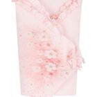 عش أطفال على شكل زهرة باللون وردية للبنات, 1, hi-res