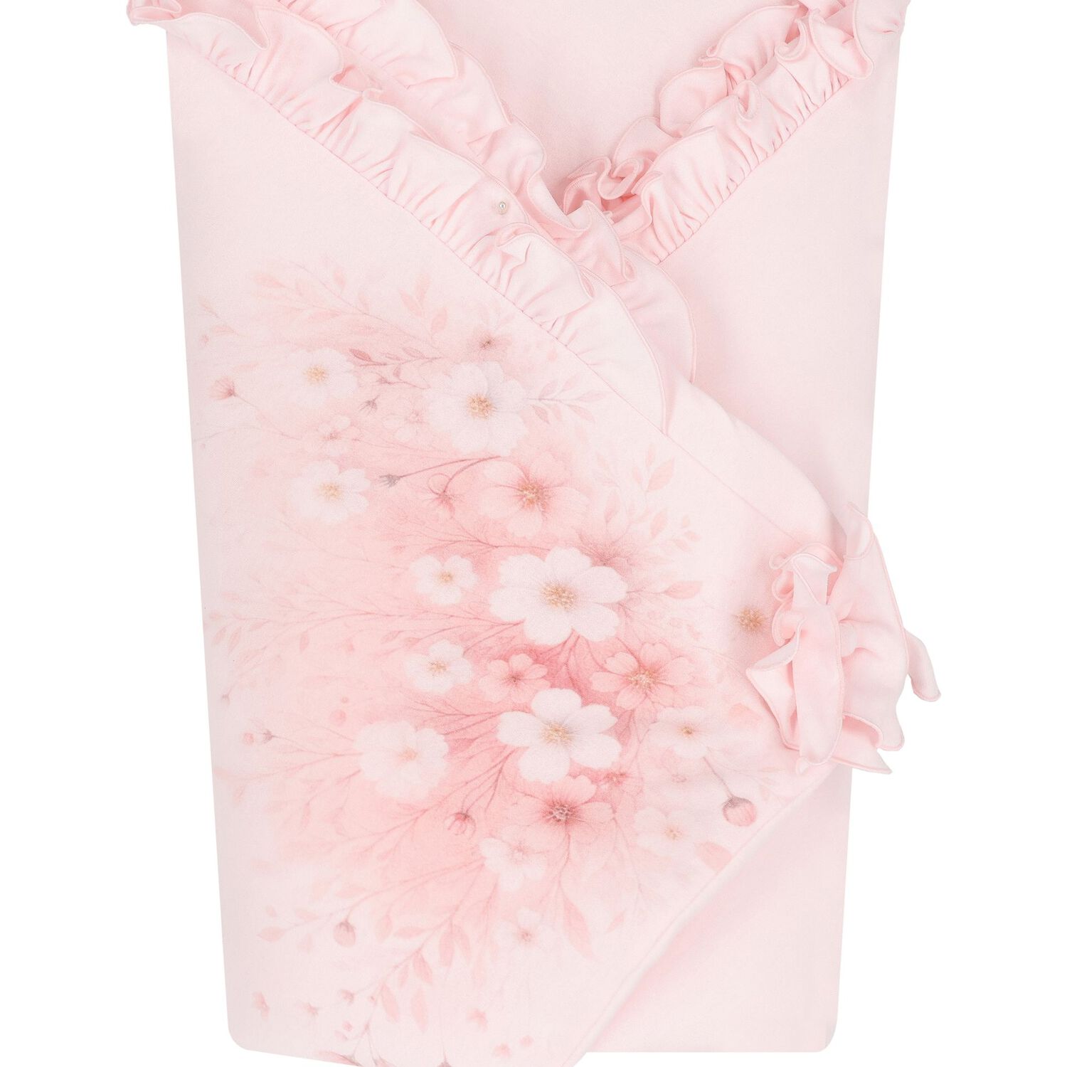 عش أطفال على شكل زهرة باللون وردية للبنات, 1, hi-res