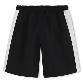 شورت بالشعار باللون الاسود للاولاد