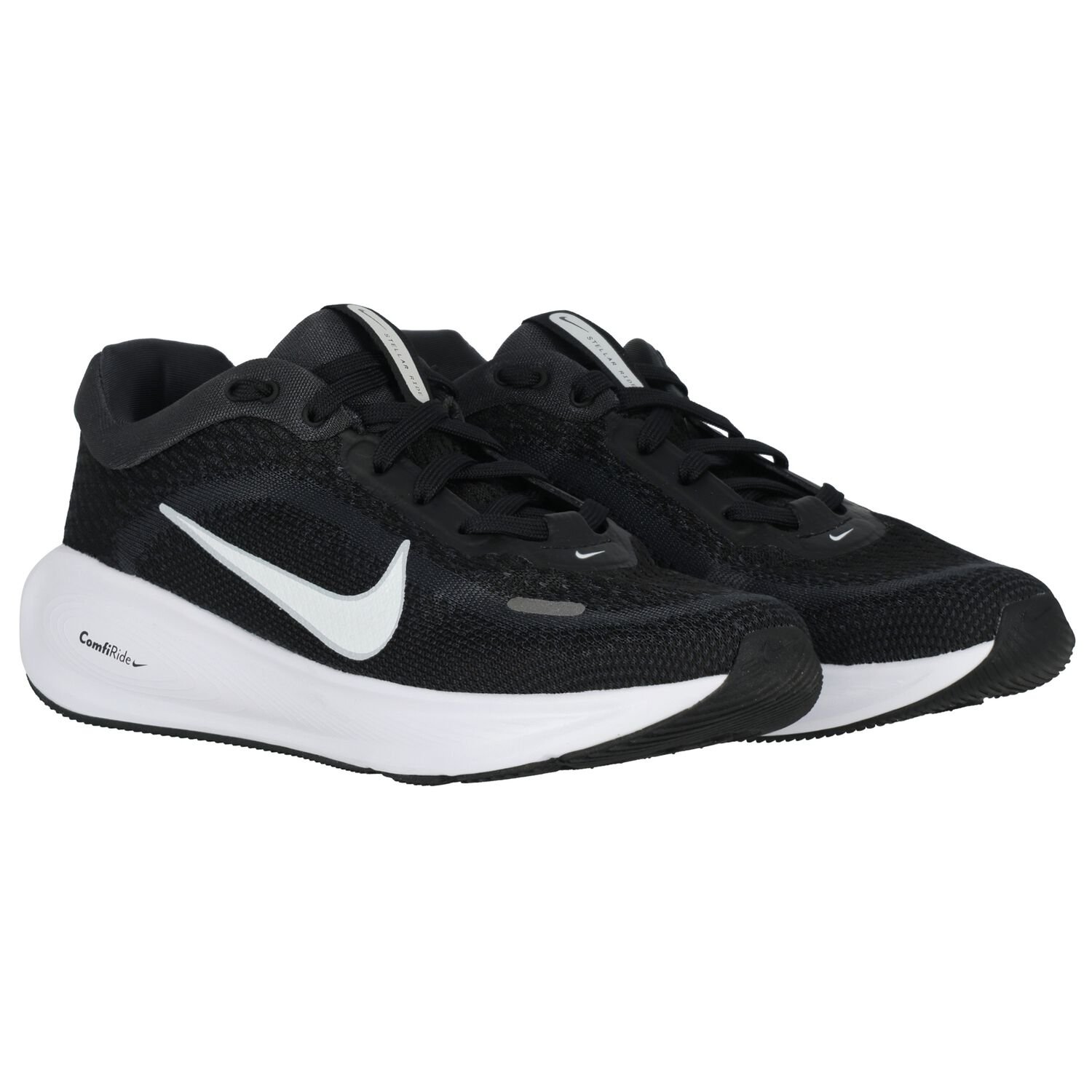 Black Logo Stellar Ride Trainers, 1, hi-res