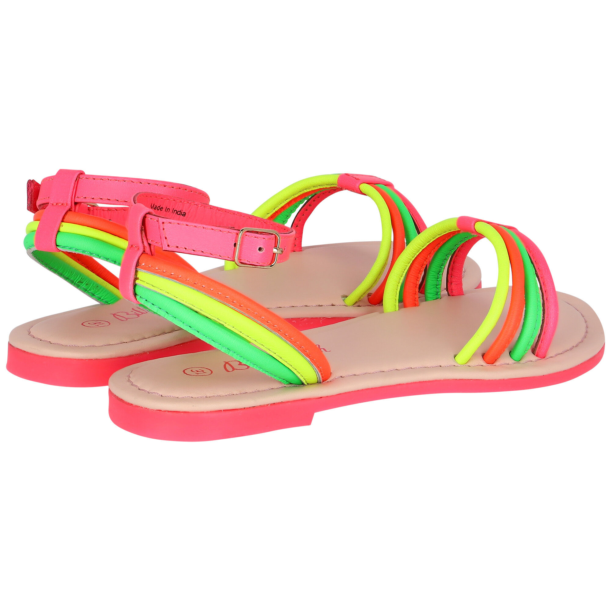 Neon rhinestone sandals deals