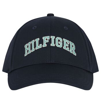Boys Navy Blue Varsity Logo Cap