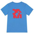 Boys Blue Logo T-Shirt, 1, hi-res