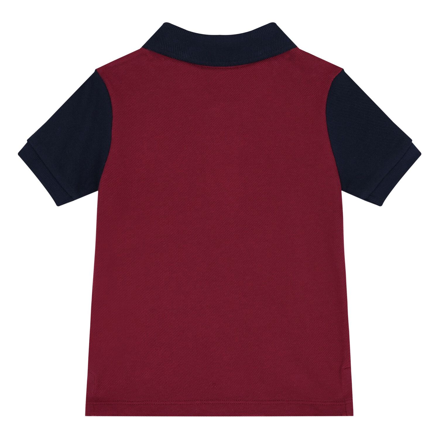 Baby Boys Burgundy Polo Bear Polo Shirt, 1, hi-res image number null