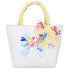 Girls Yellow & Ivory Bow Hand Bag, 1, hi-res