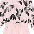 فستان بنات بالشعار باللون الوردى, 1, hi-res