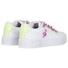 Girls White & Pink Trolls Carina 2.0 Trainers, 1, hi-res