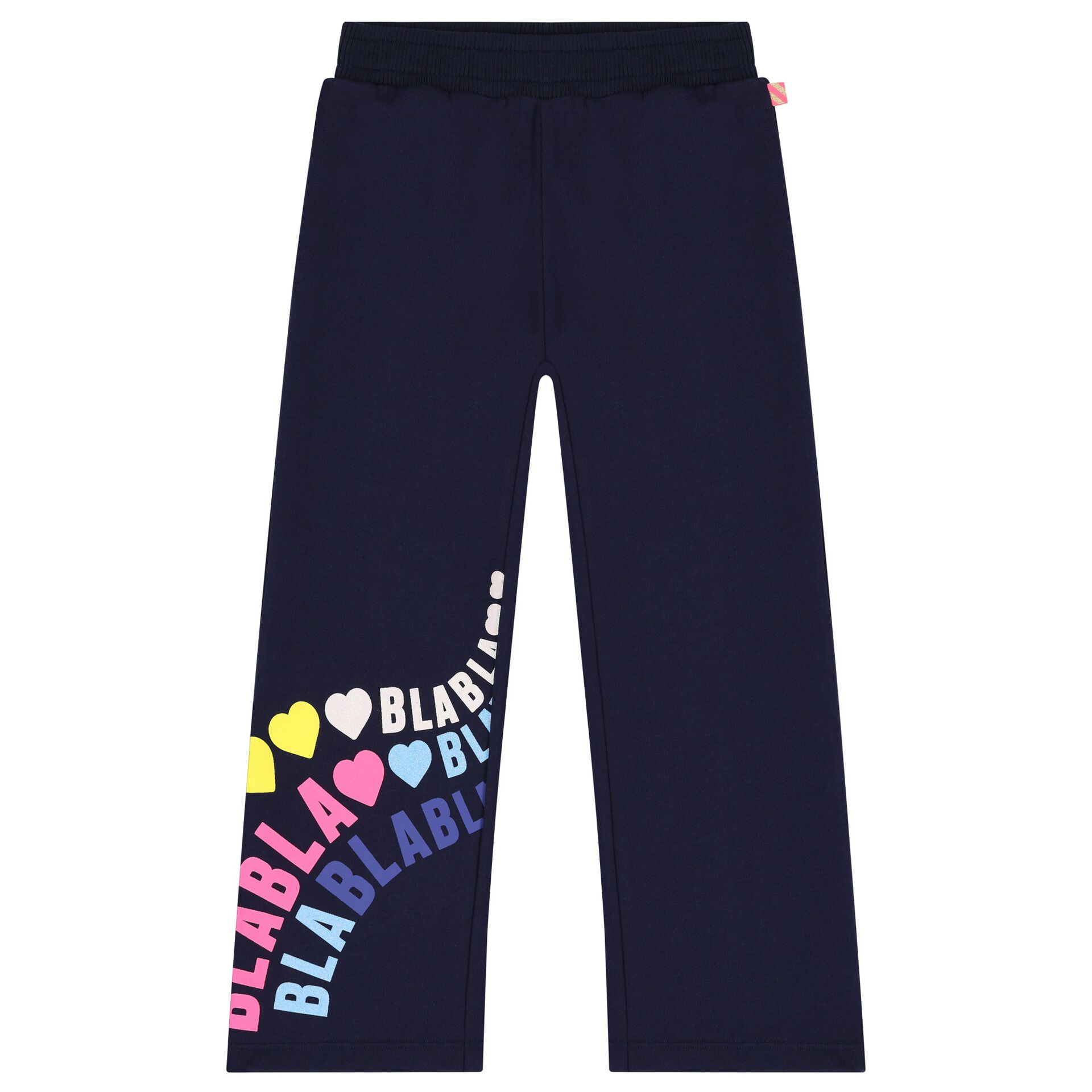 BILLIEBLUSH Girls Navy Blue Logo Joggers Junior Couture UAE