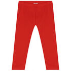 طقم ليغينز بنات باللون العاجى والاحمر والكحلى, 1, hi-res