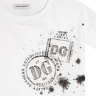 Boys White Logo T-Shirt, 1, hi-res