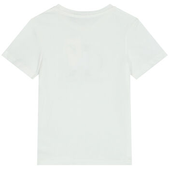 Boys White Logo T-Shirt
