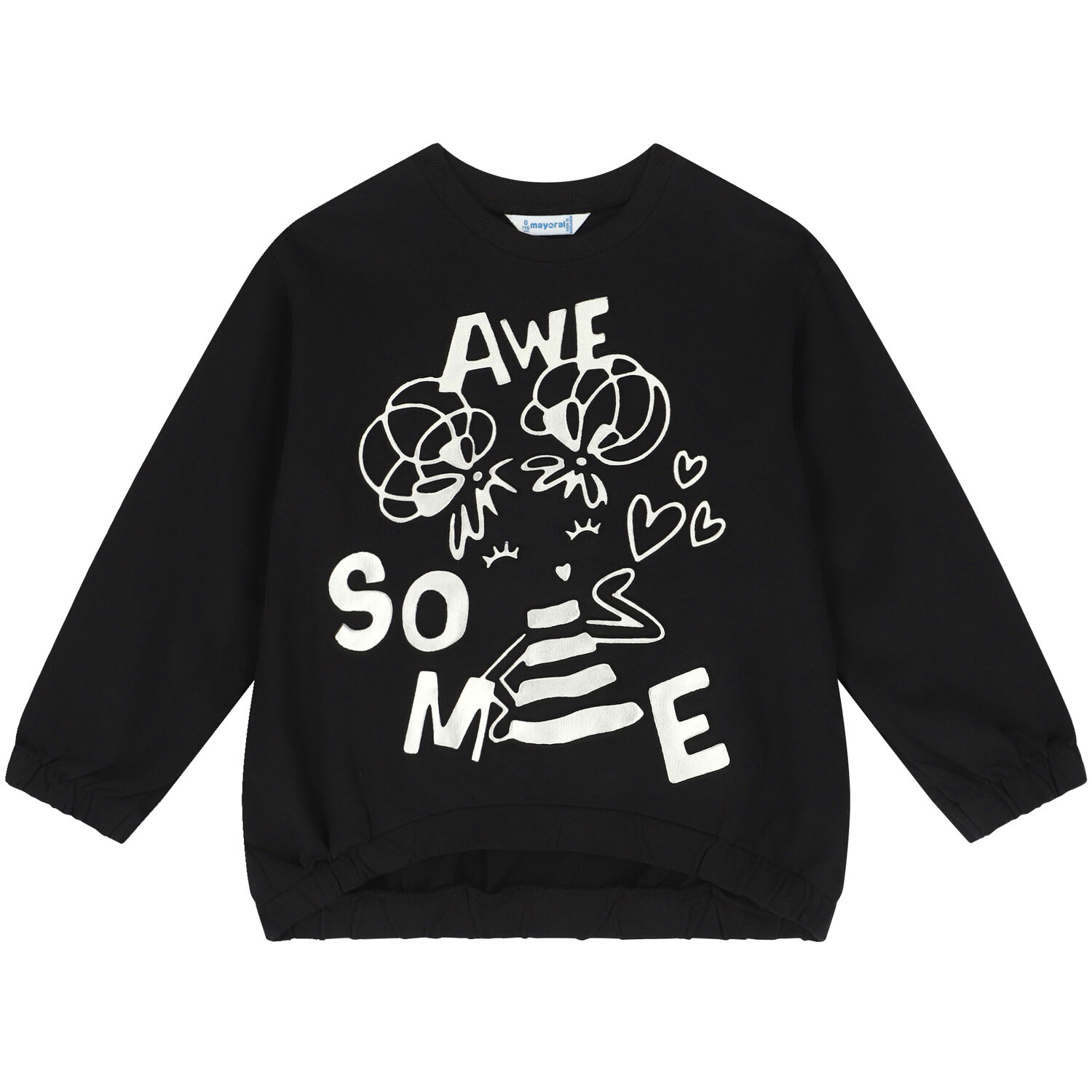 Girls Black & Beige Leggings Set, 1, hi-res