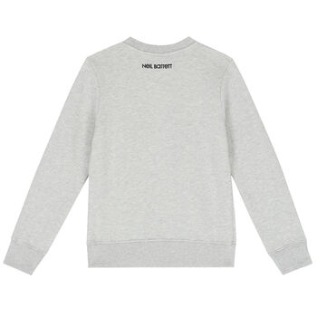 Boys Grey Thunderbolt Sweatshirt