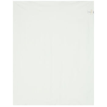 Baby Boys Ivory & Blue Logo Blanket