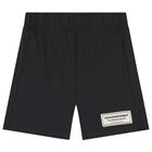 Black Logo Softskin Shorts, 2, hi-res