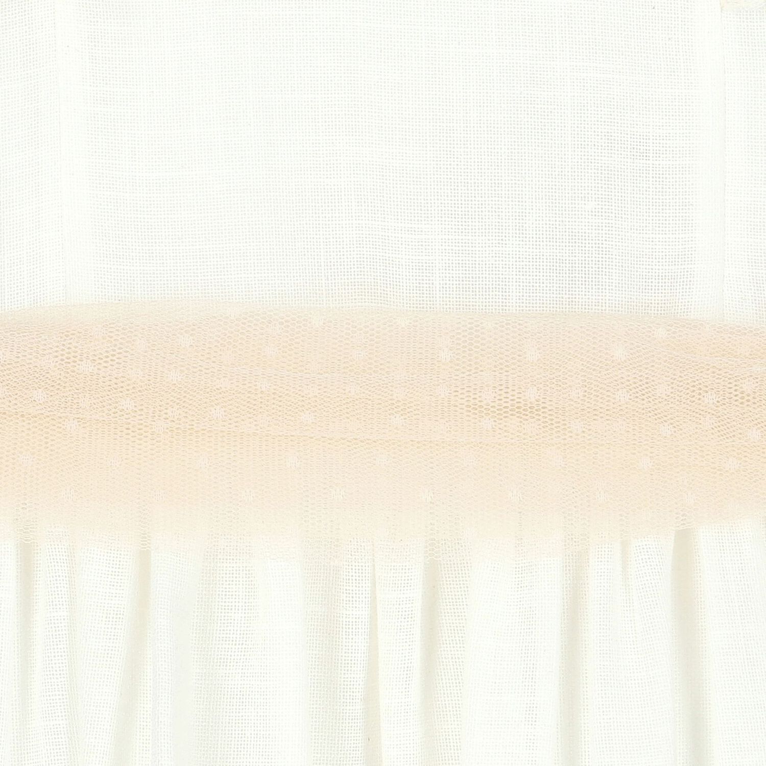 Girls Ivory Embroidered Dress, 1, hi-res