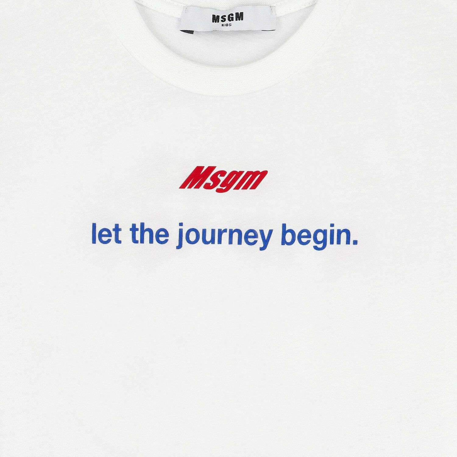 تيشيرت بالشعار باللون الابيض للاولاد, 1, hi-res