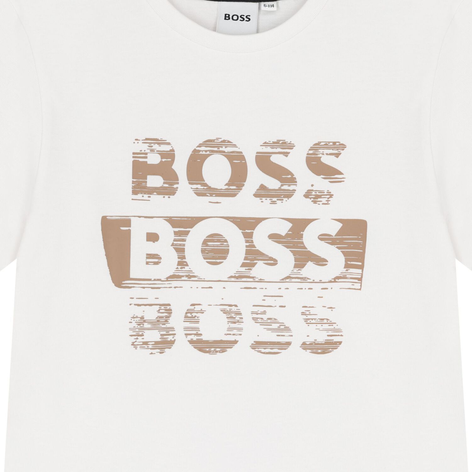 Boys White Logo T-Shirt, 2, hi-res