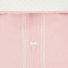 Girls Pink & White Stars Baby Pram Nest, 1, hi-res