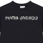 تي شيرت أسود بشعار للأولاد, 1, hi-res