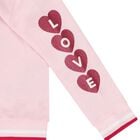 Baby Girls Pink Logo Tracksuit, 2, hi-res