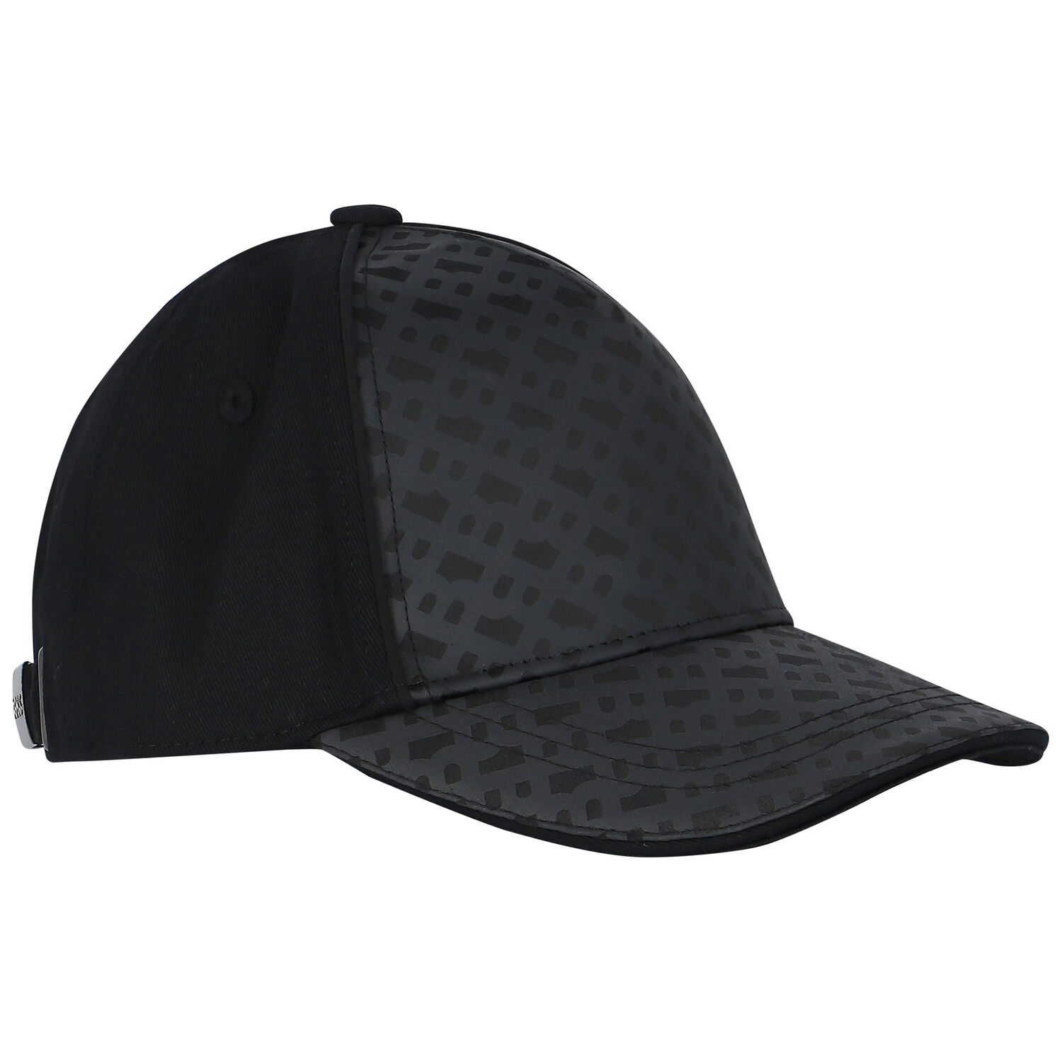 Boys Black Logo Cap, 1, hi-res