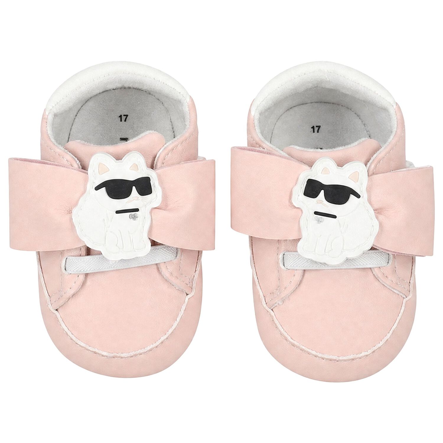 Baby Girls Pink Choupette Pre Walker Shoes, 1, hi-res