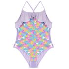 Girls Purple Sequins Swimsuit, 1, hi-res