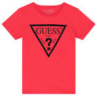 Girls Pink Logo T-Shirt, 3, hi-res