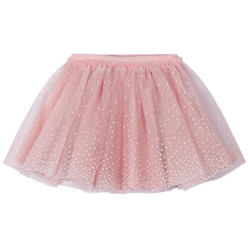 Girls Pink Tulle Skirt