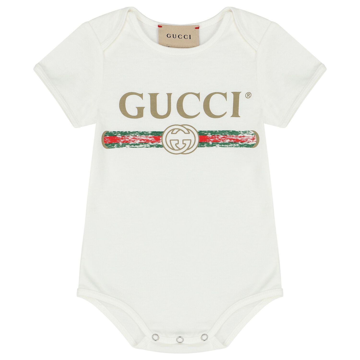 White Logo Baby Gift Set, 1, hi-res