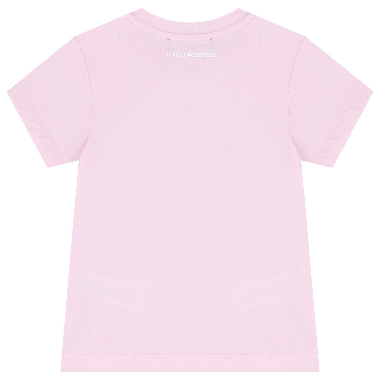 Girls Pink Choupette Logo T-Shirt, 2, hi-res