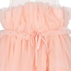 Girls Pink Ruffle Tulle Dress, 2, hi-res