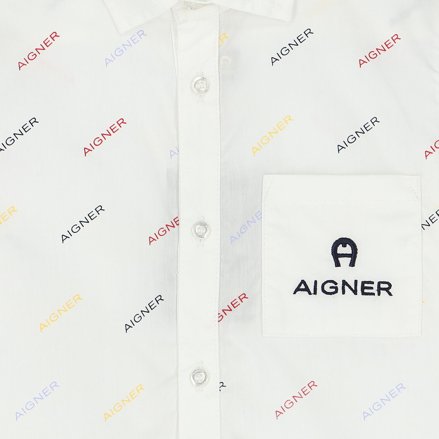 قميص بالشعار باللون الأبيض للأولاد , 1, hi-res