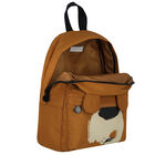 Boys Brown Bear Backpack, 1, hi-res