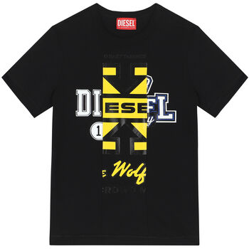 Boys Black Logo T-Shirt