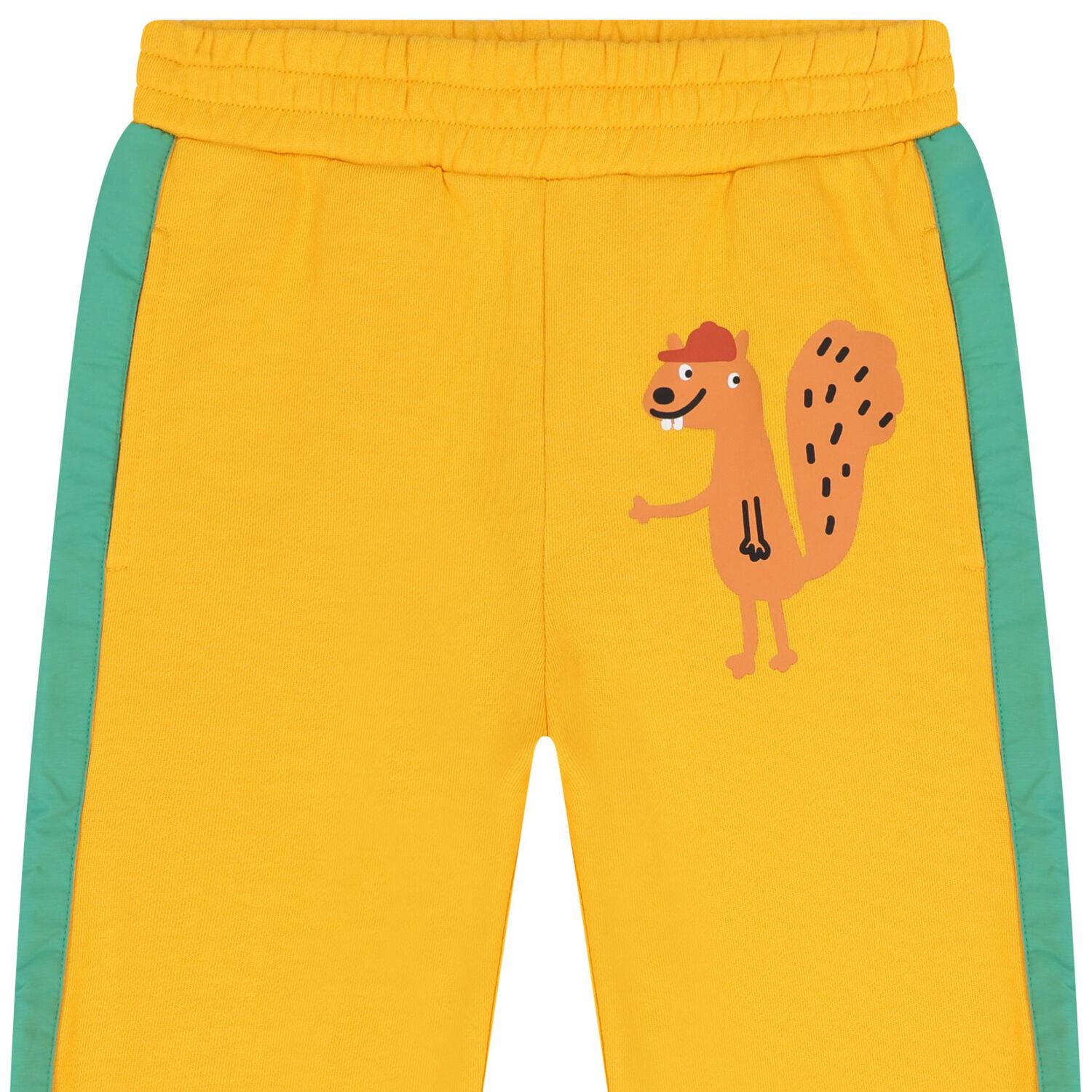 Boys Yellow & Green Squirrel Joggers, 1, hi-res